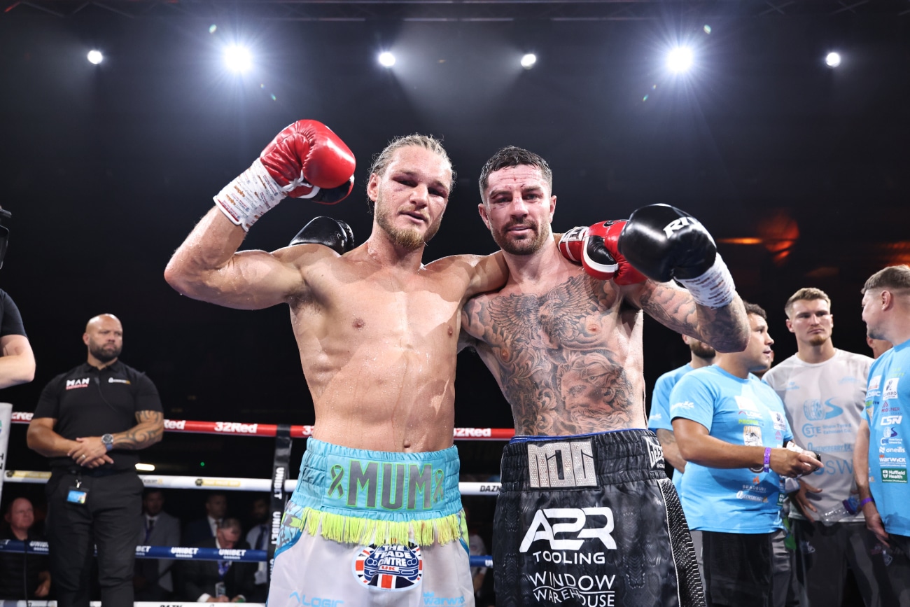 Image: Boxing Results: Jack Rafferty and Mark Chamberlain's Bloody Draw