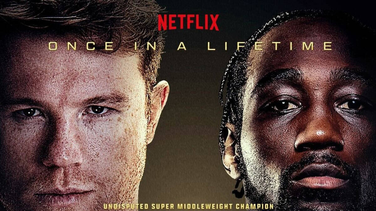 Canelo vs Crawford netflix poster