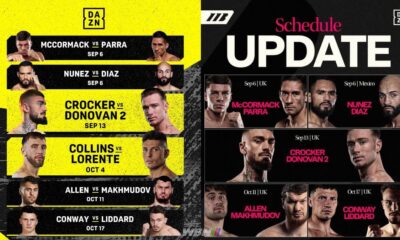 DAZN Fall 2025 Schedule