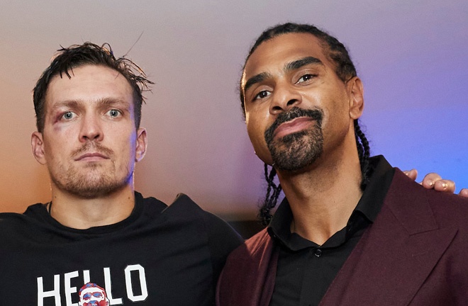 Oleksandr Usyk knocked out Daniel Dubois in the fifth round of their rematch to become the undisputed heavyweight champion at Wembley Stadium Photo Credit: Queensberry/Leigh Dawney