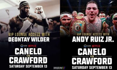 Deontay Wilder and Andy Ruiz Jr Canelo vs Crawford