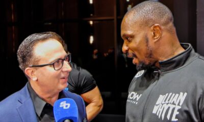 Dillian Whyte CONFRONTS ANNOUNCER AFTER WEIRD 'BABYSNATCHER' REMARK!