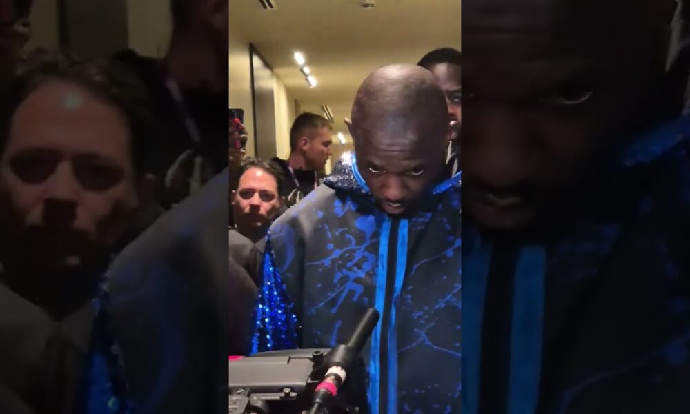 Dillian Whyte RINGWALK vs Itauma #boxing