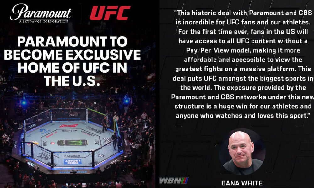UFC Paramount deal