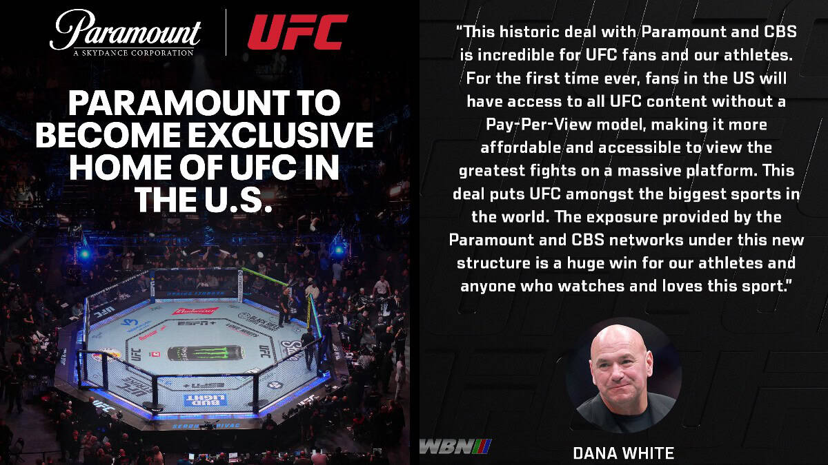 UFC Paramount deal