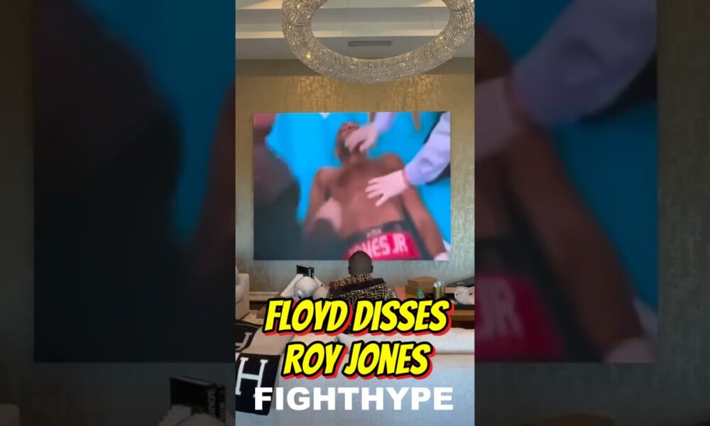 Floyd Mayweather DISSES Roy Jones Jr with BRUTAL KO REMINDERS
