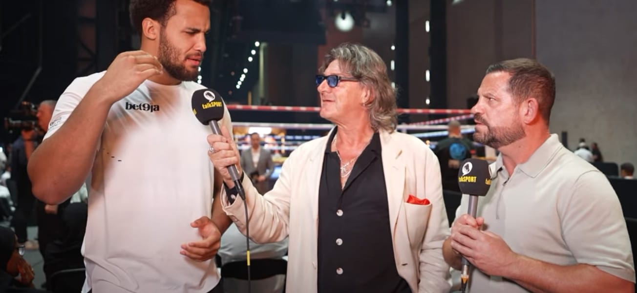 Image: Gareth A. Davies Confuses Moses Itauma With Bizarre Showering Question Before Dillian Whyte Fight