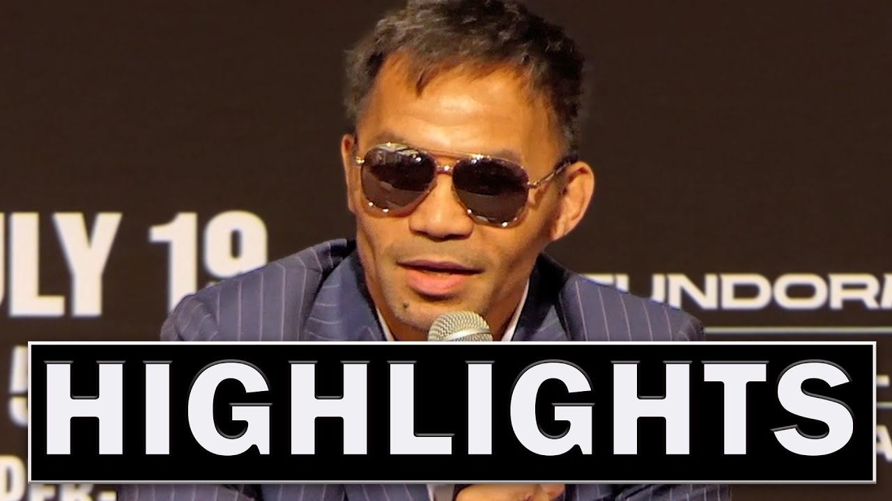 HIGHLIGHTS! Manny Pacquiao • PRESS CONFERENCE vs Mario Barrios • PBC Boxing