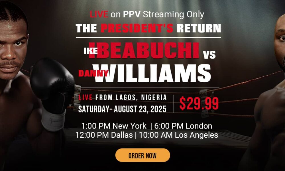 Image: Ibeabuchi Comeback Fight Live on PPV - Danny Williams Gets Pulled!