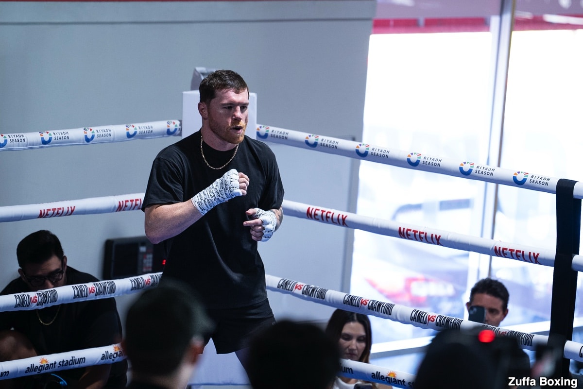 Image: The inside scoop on Canelo Alvarez's training camp: Jose Benavidez Sr. explains why the addition of Jaron 'Boots' Ennis is a side note to an inevitable Canelo victory