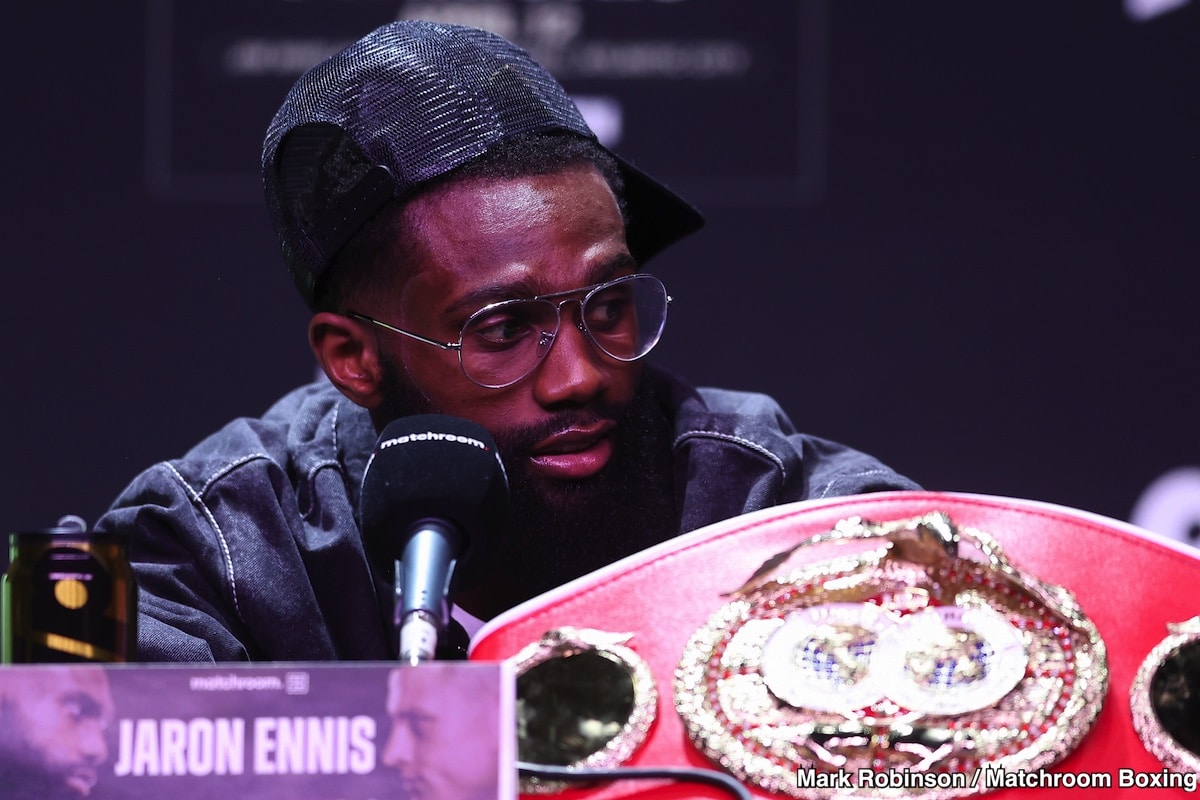 Image: Is Jaron 'Boots' Ennis a World Champion or Just a Sparring Partner? Tim Bradley Blasts Star Fighter's Lack of "Balls"