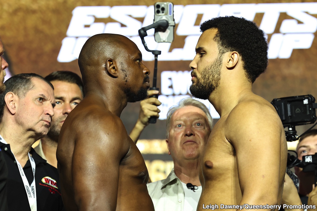 Image: Itauma - Whyte and Hrgovic - Adeleye - DAZN PPV Official Weigh-in Results