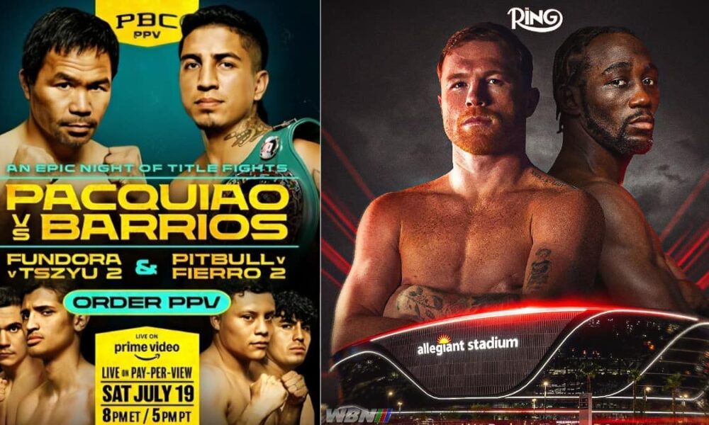 Pacquiao vs Barrios Canelo vs Crawford judges