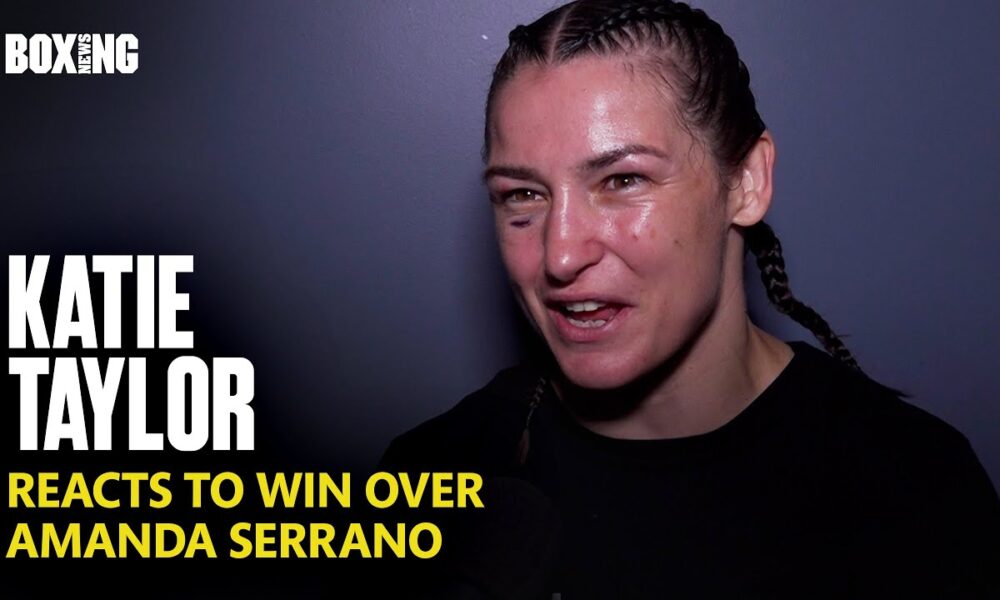 Katie Taylor Reacts To Stunning Trilogy Win Over Amanda Serrano