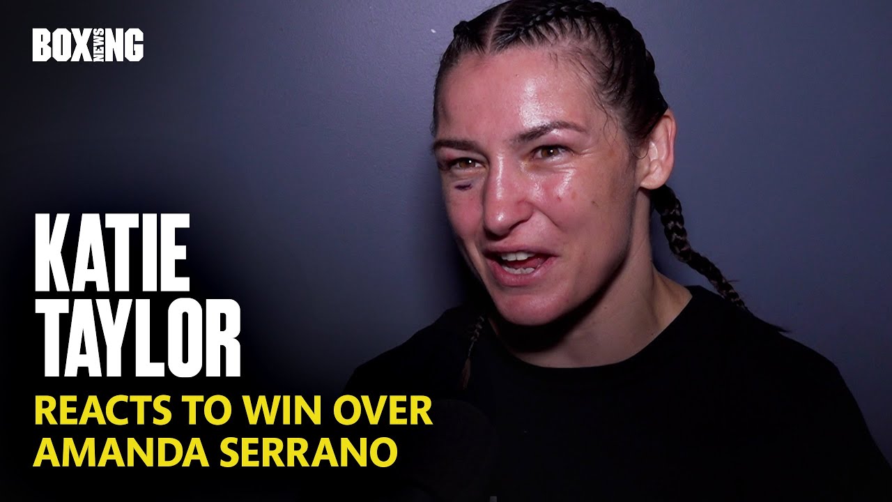 Katie Taylor Reacts To Stunning Trilogy Win Over Amanda Serrano