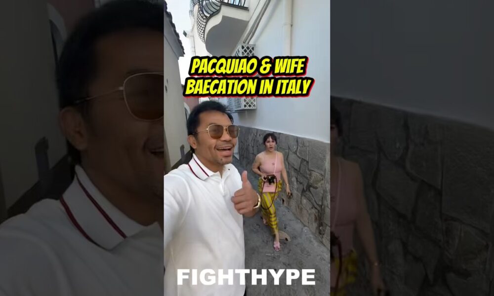 Manny Pacquiao & Wife Jinkee BAECATION in Italy on ROMANTIC GETAWAY: “MY DARLING”