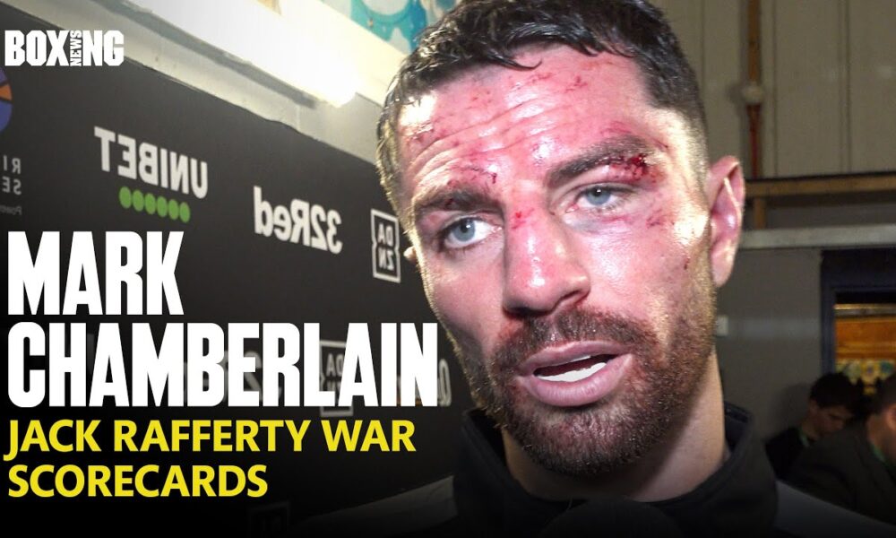 Mark Chamberlain First Words After Thrilling Draw With Jack Rafferty