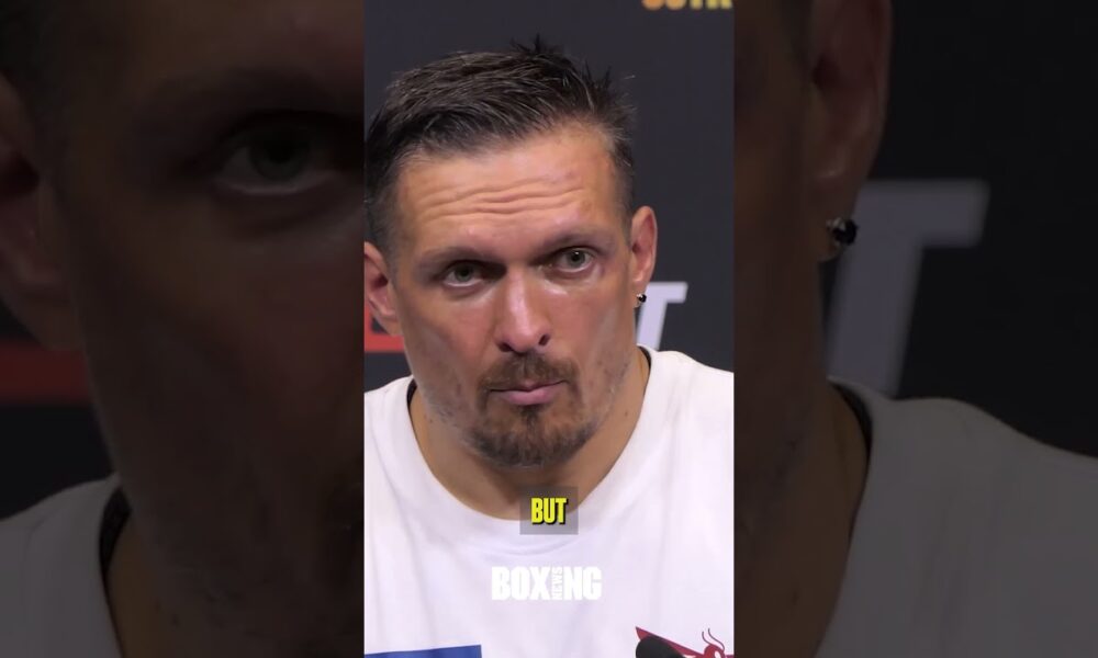 Oleksandr Usyk Explains His Motivation & Discipline At This Stage In His Career