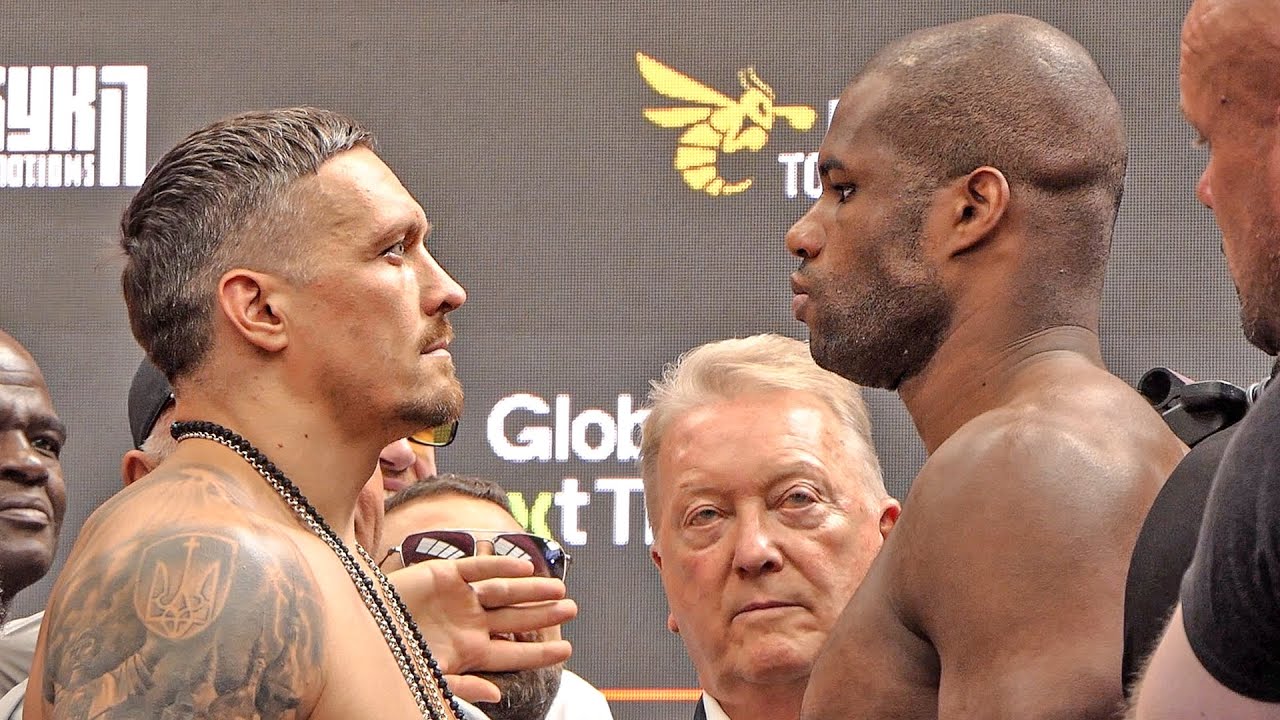 Oleksandr Usyk vs. Daniel Dubois 2 • FULL WEIGH IN & FACE OFF | DAZN Boxing