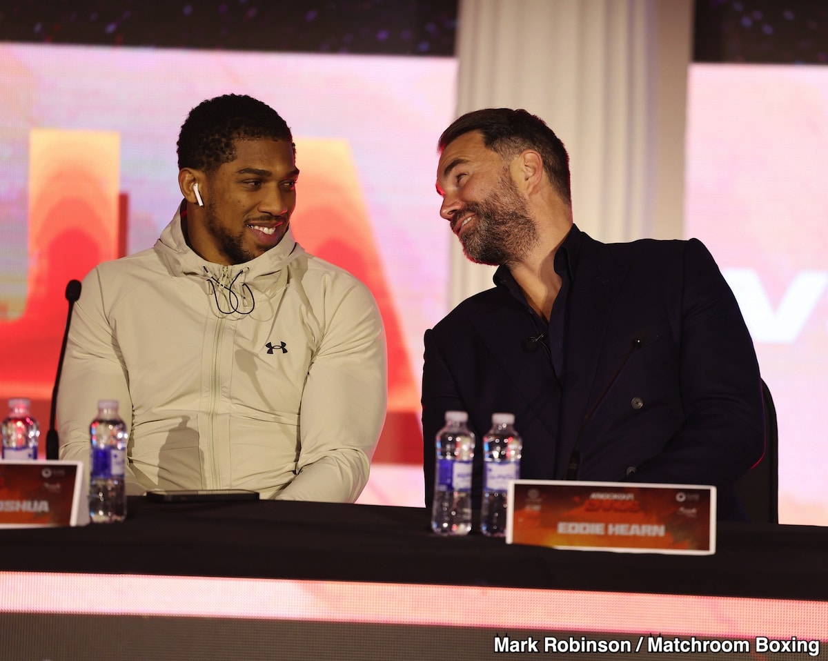 Image: The Impact of Paul vs. Davis on Future Plans for Anthony Joshua