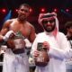 Turki Alalshikh and Anthony Joshua