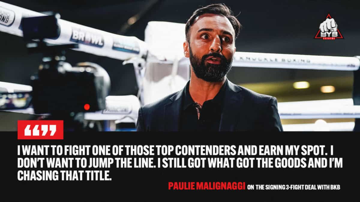 Paulie Malignaggi BKFC
