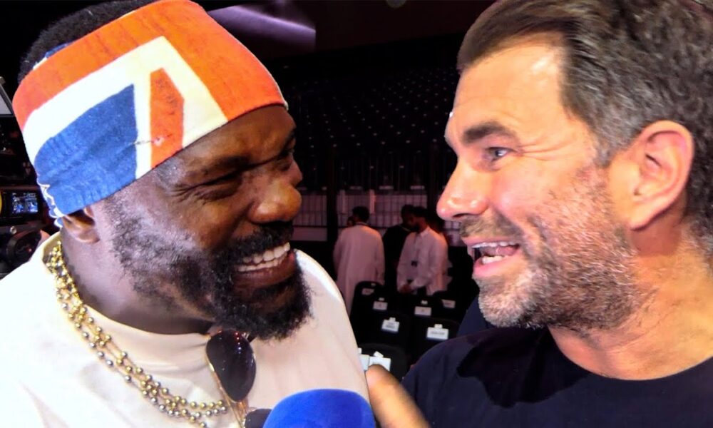 'YOU'RE NOT ANSWERING!!' - UPSET Derek Chisora CONFRONTS EDDIE HEARN after MOSES ITAUMA KO