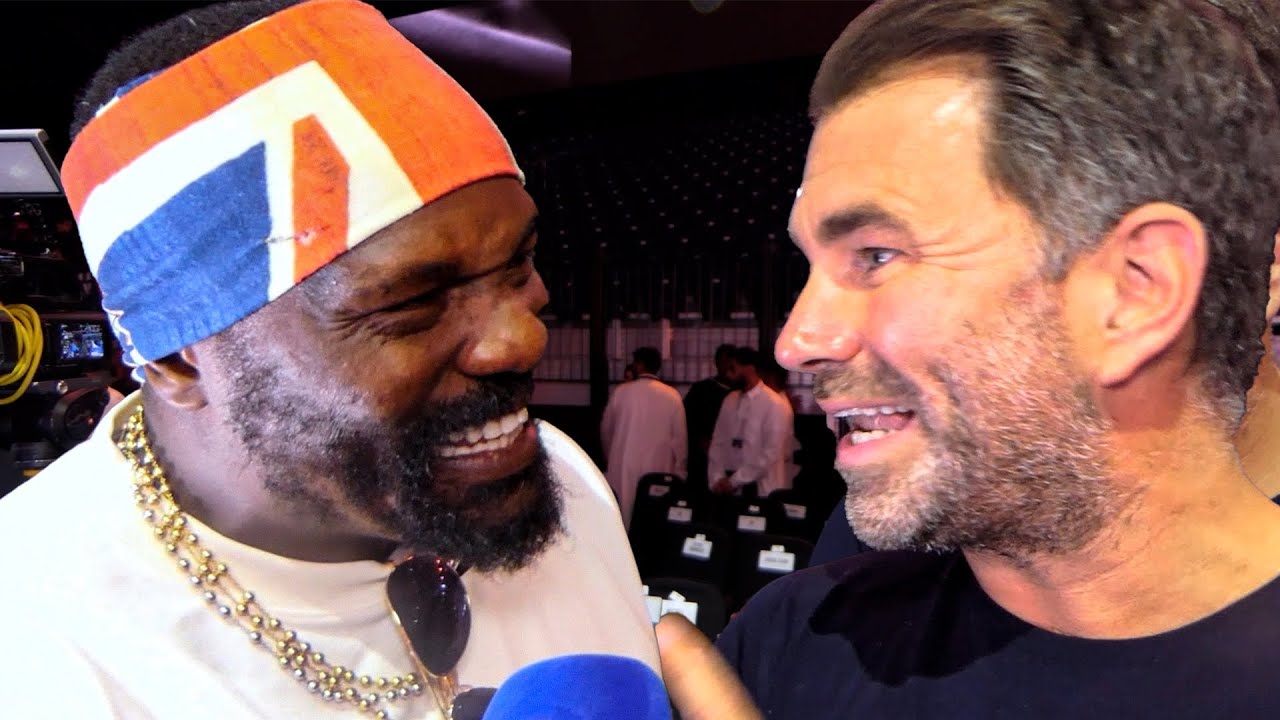 'YOU'RE NOT ANSWERING!!' - UPSET Derek Chisora CONFRONTS EDDIE HEARN after MOSES ITAUMA KO
