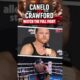 Canelo ADMITS Crawford BETTER than Mayweather!