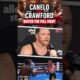 Canelo Alvarez BODY SHUT DOWN on him vs Crawford