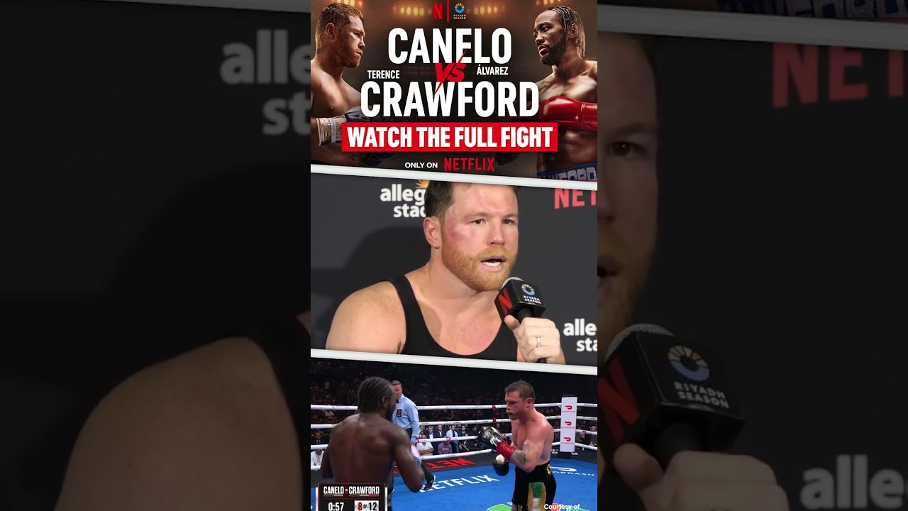 Canelo Alvarez BODY SHUT DOWN on him vs Crawford