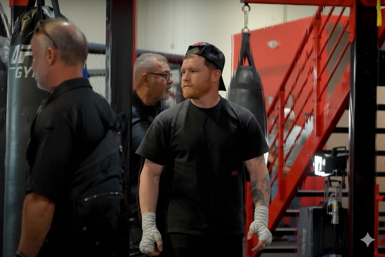 Image: Canelo Alvarez Questions Terence Crawford's Mental Fortitude, Citing an Unfamiliar Grand Stage
