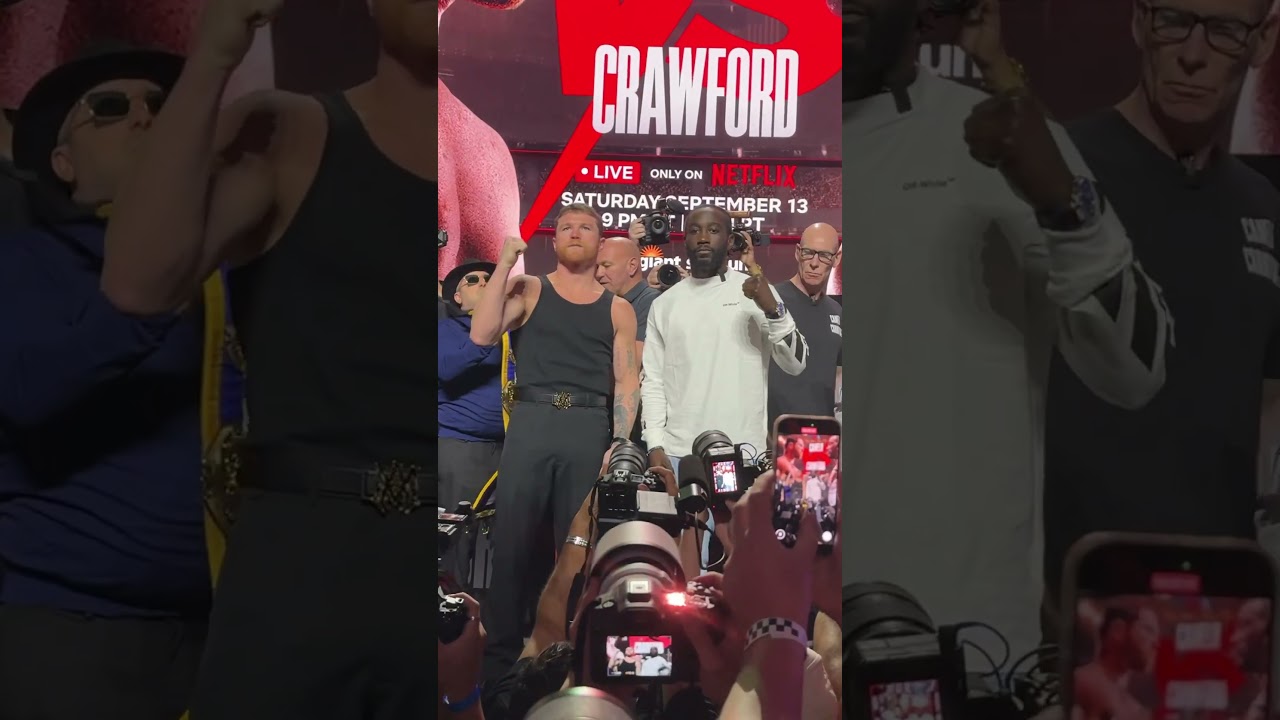 Canelo Alvarez vs Terence Crawford FACE OFF