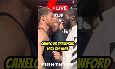 Canelo STARES DOWN Crawford “It’s On!” 🔥 Face Off HEAT