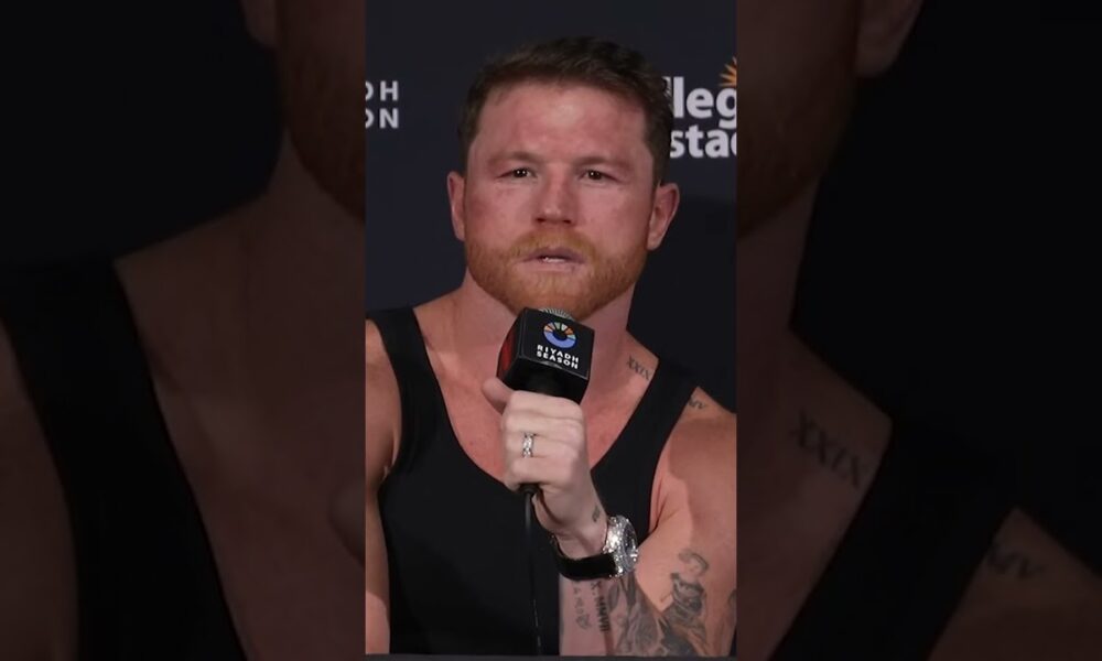 Canelo says Crawford is "WAY BETTER" than Floyd Mayweather