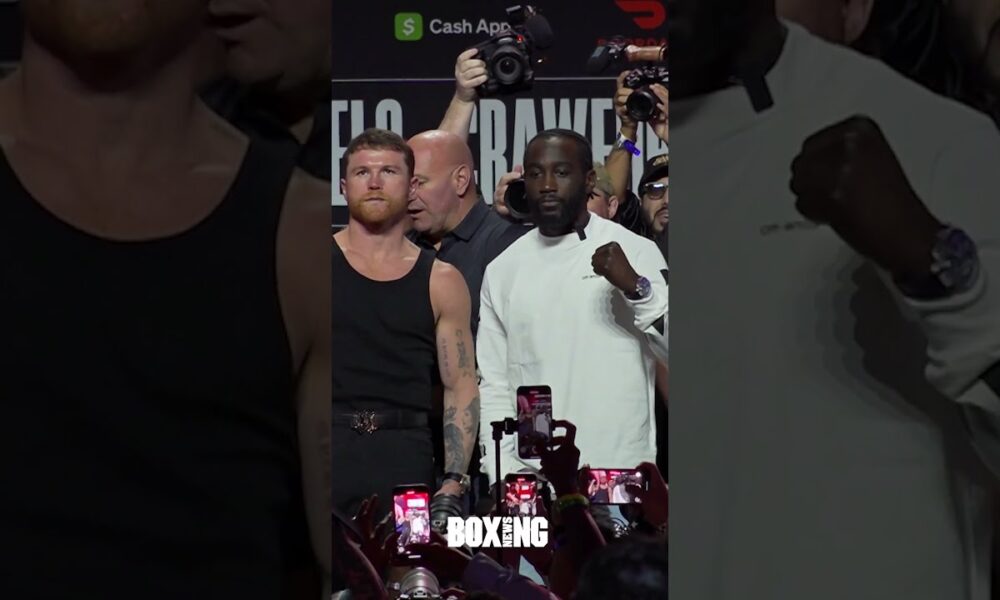 Canelo vs Crawford Tense Face-Off