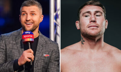 Darren Till knocked out Luke Rockhold in the third round in Manchester Photo Credit: David Cavan/Misfits Boxing