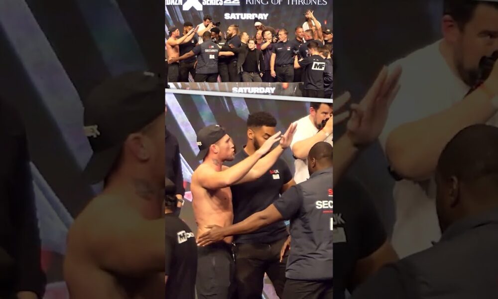 DARREN TILL EXPLODES ON ROCKHOLD DURING FACE OFF