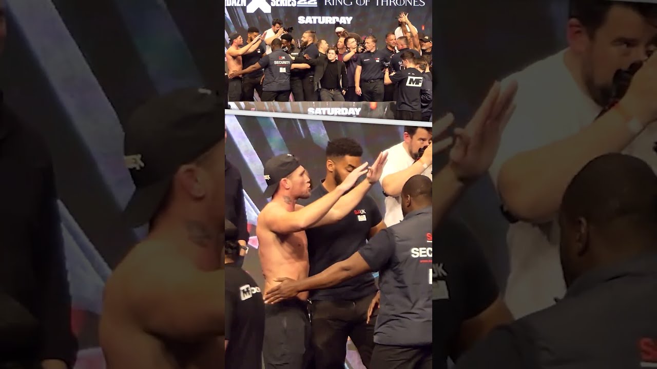 DARREN TILL EXPLODES ON ROCKHOLD DURING FACE OFF