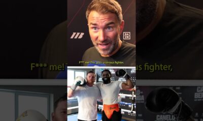 Eddie Hearn LAUGHS: 'Canelo DROPPED FOUR TIMES!!'