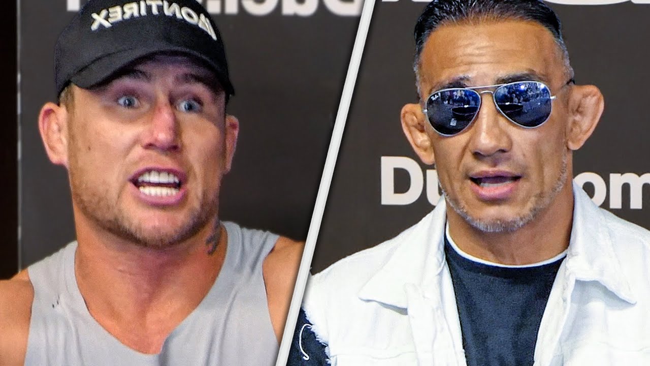 'F*** HIM!!' Darren Till & Tony Ferguson • POST FIGHT PRESS CONFERENCE vs Rockhold | DAZN Boxing
