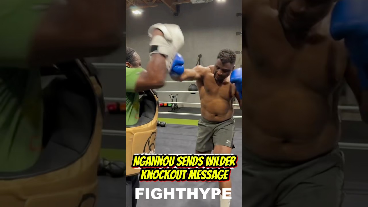 Francis Ngannou SENDS Deontay Wilder BRUTAL KO MESSAGE to settle BIGGEST PUNCHER DEBATE