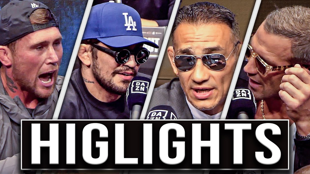 HIGHLIGHTS • Darren Till | Rockhold | Danis | Tony Ferguson | PRESS CONFERENCE | Misfits Boxing