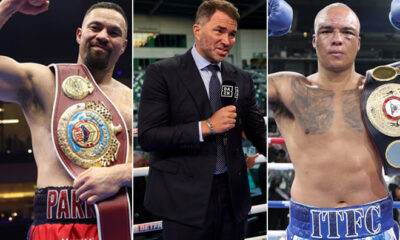 Wardley stopped Justis Huni after losing most rounds prior Credit: Leigh Dawney/Queensberry.