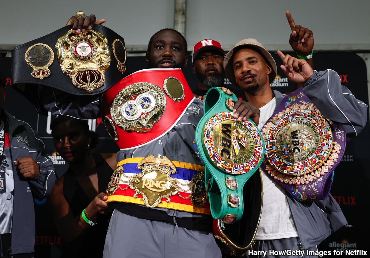 Image: The Selfishness of a King: Terence Crawford Withholding the Torch from Jaron Ennis and David Benavidez