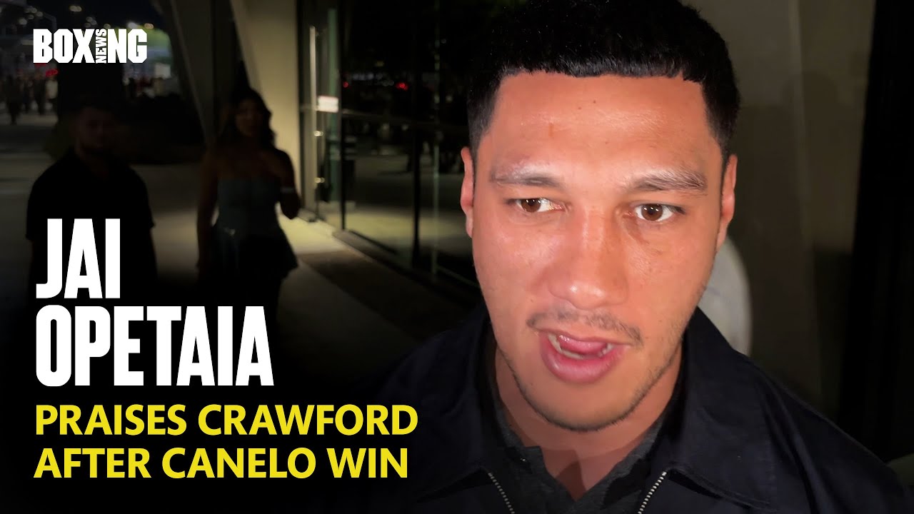 Jai Opetaia Praises Crawford After Stunning Canelo Win