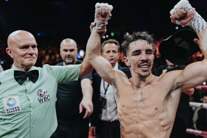 Conlan started strong against Jack Bateson credit: Wasserman Boxing