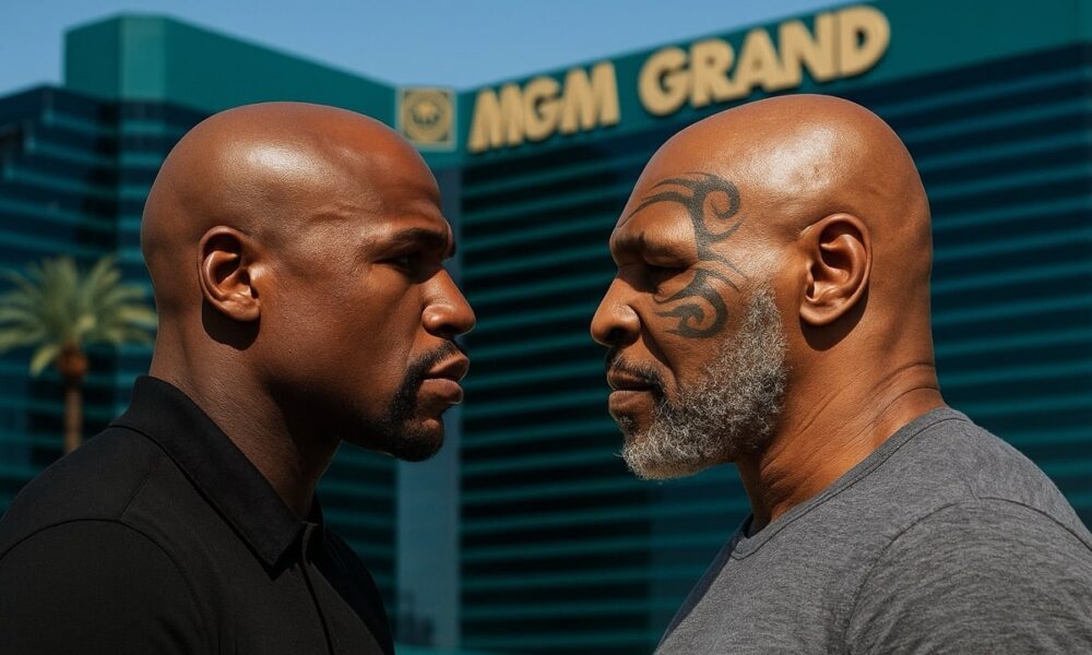 Image: Mike Tyson and Floyd Mayweather Sign for 2026 Showdown in Historic Boxing Event
