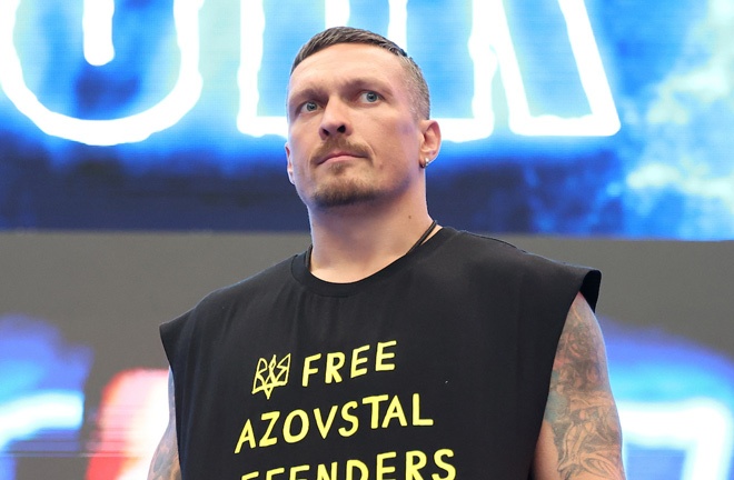 Usyk knocked out Dubois in five rounds Photo Credit: Photo Credit: Queensberry/Leigh Dawney