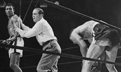 On this day: Sugar Ray Robinson regains his world medium weight title with a dramatic victory over Randolph Turpin